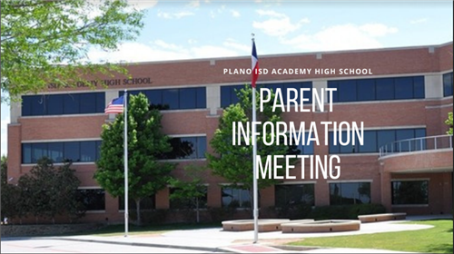 Parent Information Meeting Parent Information Meeting